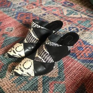 Salvatore Ferragamo F Wedge Mules